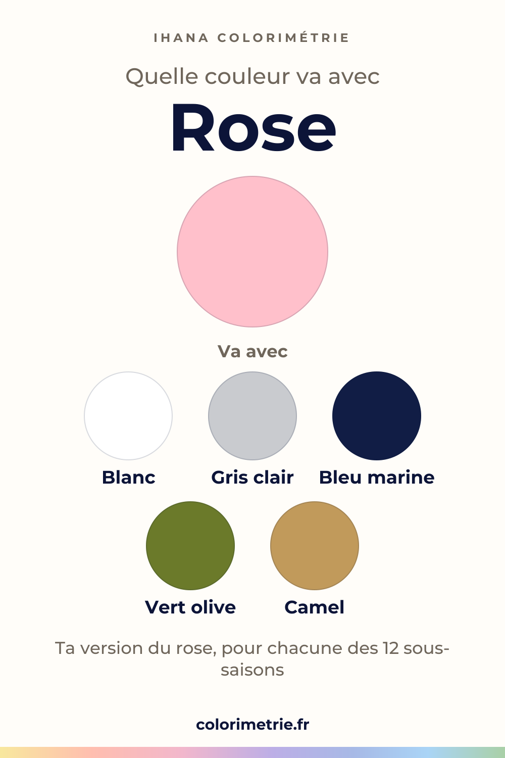 Quelle couleur va avec le rose : la couleur et cinq partenaires