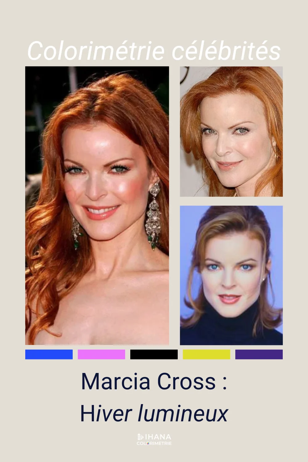 Test Colorimétrie de Marcia Cross – Hiver Lumineux
