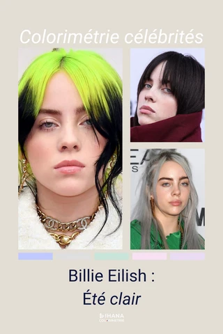 colorimetrie billie eilish ete clair